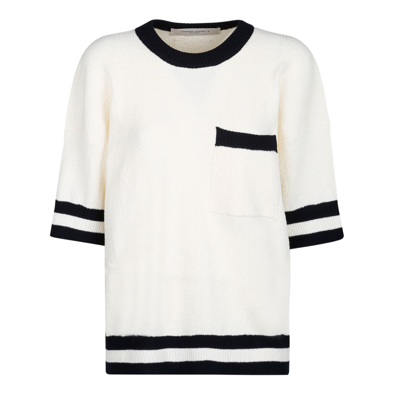 쇼츠 SLEEVED 크루 넥 스웨터